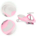 Jeździk grawitacyjny dla dzieci koła LED różowy - ECOTOYS 7 7 4