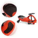 Jeździk grawitacyjny dla dzieci koła LED czerwony - ECOTOYS 7 Jeździk grawitacyjny dla dzieci koła LED czerwony