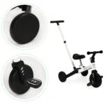 Rower trójkołowy z rączka - ECOTOYS 7 7 7