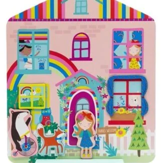 Tęczowe wróżki domek magnetyczna układanka