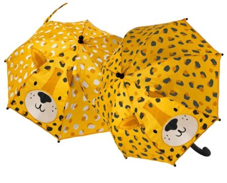 Leopard parasolka zmieniająca kolory z okienkiem 3D