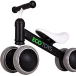 Rowerek biegowy treningowy mini rower dla dzieci czarny ECOTOYS