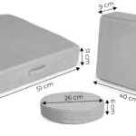 Sofa duża dla dzieci DIY 8 miękkich poduch szara - ECOTOYS 10 10 5