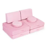 Sofa duża dla dzieci DIY 8 miękkich poduch różowa - ECOTOYS 3 3 11