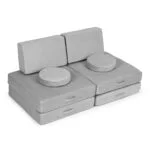 Sofa duża dla dzieci DIY 8 miękkich poduch szara - ECOTOYS 3 3 8