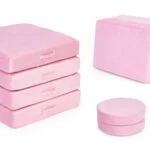 Sofa duża dla dzieci DIY 8 miękkich poduch różowa - ECOTOYS 8 8 10