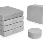 Sofa duża dla dzieci DIY 8 miękkich poduch szara - ECOTOYS 8 8 7