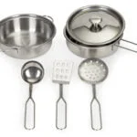 Drewniana kuchnia piekarnik palniki mikrofala - ECOTOYS 5 5 8