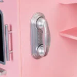 Duża drewniana kuchnia dla dzieci różowa - ECOTOYS 6 6 13