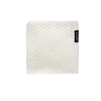 Najważniejsze certyfikaty na zabawki i tkaniny dla dzieci 7 Otulacz mgiełka merino kokos - LULLALOVE