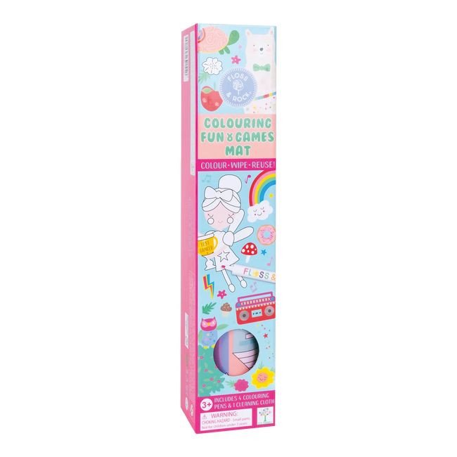 Mata do kolorowania Tęczowe Wróżki Tęczowe Wróżki – silikonowa mata do kolorowania Floss & Rock
