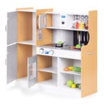 Kuchnia dla dzieci z tablicą kredową - ECOTOYS 4 4 7