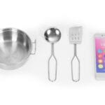 Kuchnia dla dzieci z tablicą kredową - ECOTOYS 6 6 10