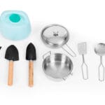 Kuchnia błotna outdoor dla dzieci drewno jodłowe - ECOTOYS 6 6 11