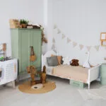 Drewniana kuchnia dla dzieci retro biała - ECOTOYS 6 6 28