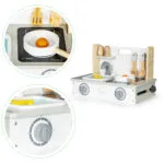 Drewniana kuchenka mini z akcesoriami - ECOTOYS 7 7 5