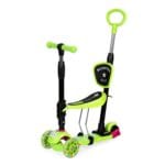 Hulajnoga trójkołowa balansowa led 3w1 zielona - ECOTOYS 3 Hulajnoga trójkołowa balansowa led 3w1 zielona - ECOTOYS