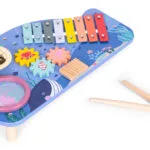 Stolik z instrumentami motyw morski - ECOTOYS 3 3 6