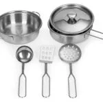 Drewniana kuchnia dla dzieci piekarnik pralka - ECOTOYS 7 7 6