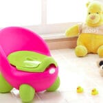 Nocnik dla dzieci z wyjmowanym wkładem różowo-zielony - ECOTOYS 10 10