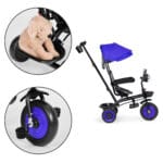 Rowerek trójkołowy 3w1 niebieski - ECOTOYS 7 7 14