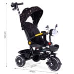 Rowerek pchacz czarny - ECOTOYS 7 7 17