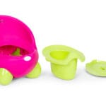 Nocnik dla dzieci z wyjmowanym wkładem różowo-zielony - ECOTOYS 7 7 4