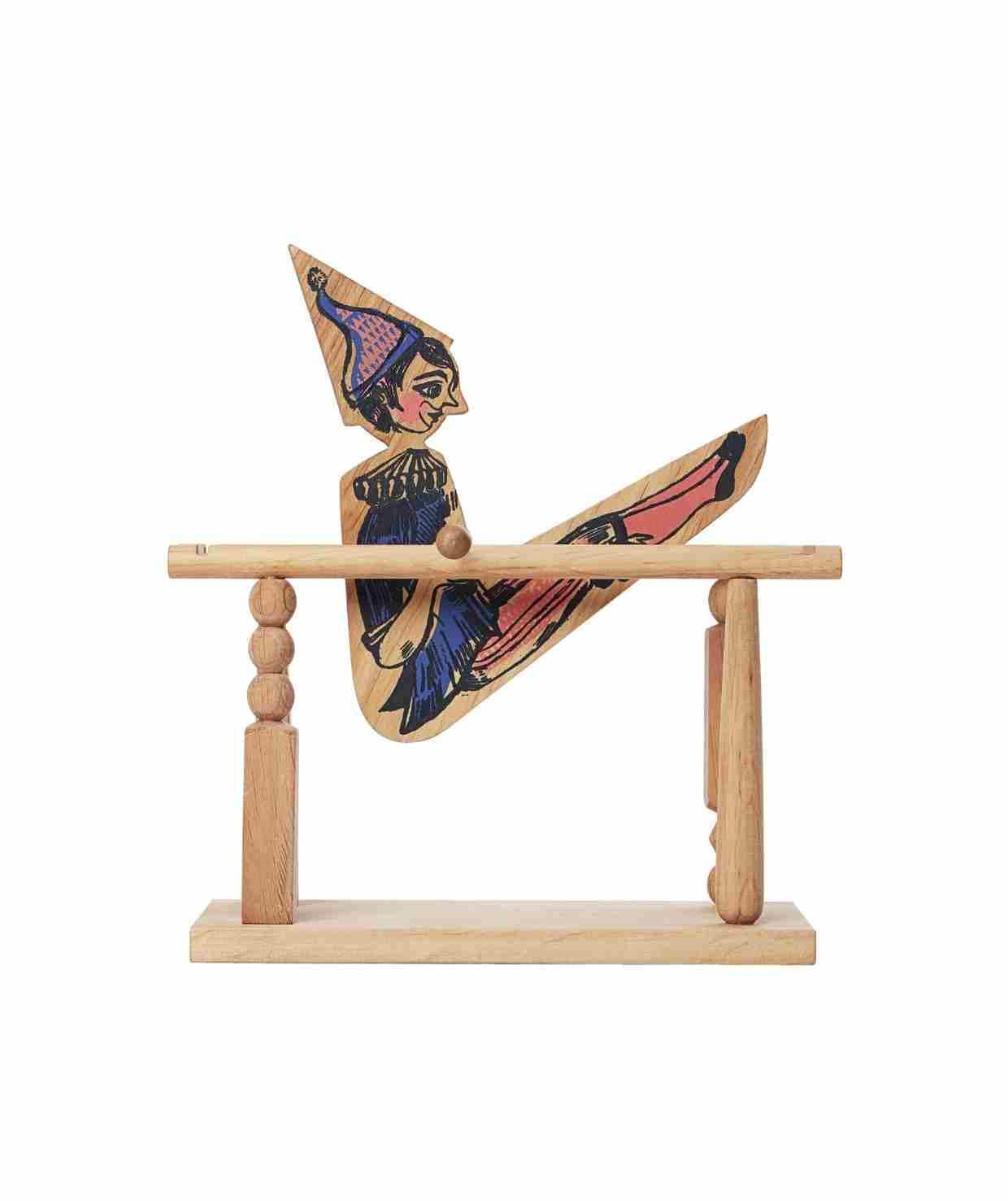 Drewniana zabawka Akrobata na drążku – Wooden Story Drewniana zabawka Akrobata na drążku – Wooden Story