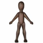 Drewniana lalka orzechowa LaLa ze spodniami – Wooden Story 1 Drewniana lalka orzechowa LaLa ze spodniami – Wooden Story