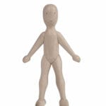 Drewniana lalka bukowa LaLa ze spodniami – Wooden Story