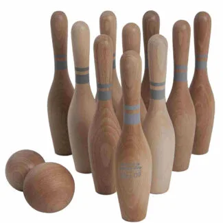 Drewniane kręgle naturalne 10 szt. Wooden Story