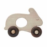 Drewniany królik na kółkach Wooden Story
