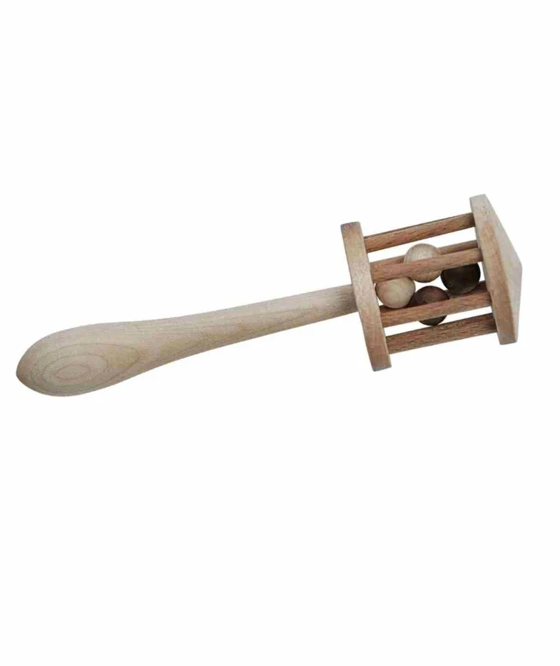 Drewniana grzechotka Lelek