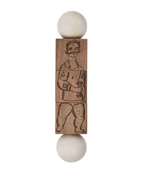 Magia Zabawek sklep z asortymentem dla dzieci 14 Drewniana układanka Commedia Dell’Arte naturalna Wooden Story