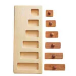 Drewniana układanka puzzle klocki długie i krótkie - Wooden Story 1 export 257