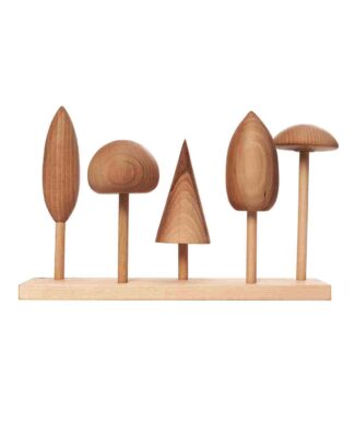 Drewniana układanka korony drzew - Wooden Story