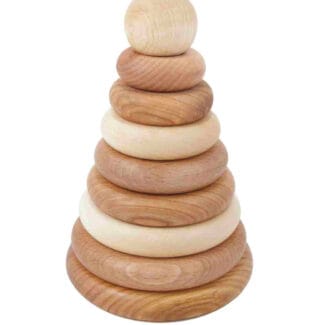 Drewniana Piramida Okrągła Naturalna