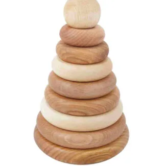 Drewniana Piramida Okrągła Naturalna