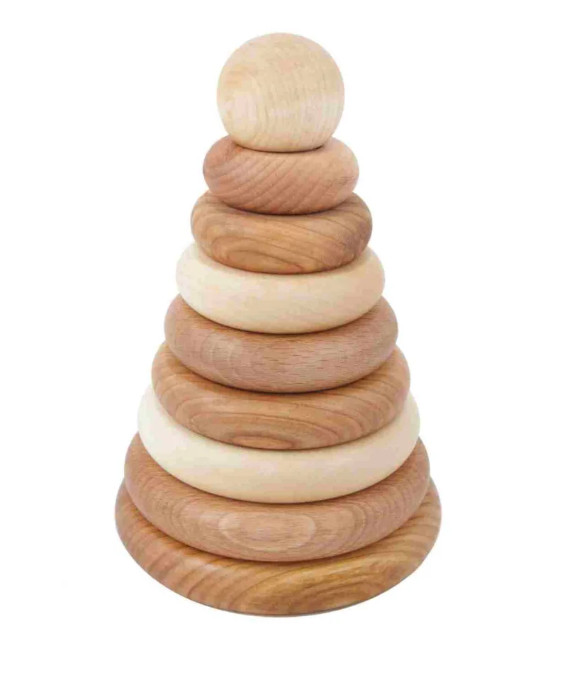 Drewniana Piramida Okrągła Naturalna