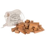 Drewniane klocki w worku naturalne 50 el.