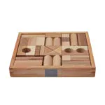 Drewniane klocki w skrzynce 30el naturalne - Wooden Story 1 export 398