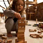 Drewniane klocki w skrzynce 30el naturalne - Wooden Story 2 export 399