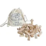 Drewniane klocki w worku surowe 50 el. - Wooden Story 1 export 404