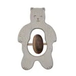 Drewniana Grzechotka Miś