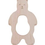 Drewniany gryzak miś