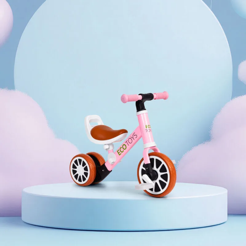 Rowerek biegowy różowy