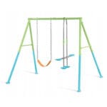 Huśtawka ogrodowa podwójna dla dzieci