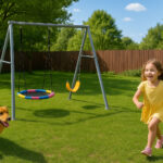 Huśtawka ogrodowa dla dzieci z gniazdem - INTEX 3 Huśtawka ogrodowa dla dzieci z gniazdem
