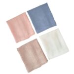 Zestaw 4 pieluszek muślinowych 30x30cm - Tiny Star 1 Zestaw 4 pieluszek muślinowych 30x30cm