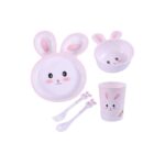 Zestaw naczyń 5 el. Królik